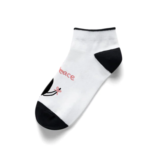 Love and Peace Ankle Socks