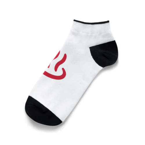 温泉マーク（赤） Ankle Socks