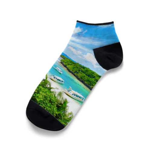 石垣島の絶景・川平湾 Ankle Socks
