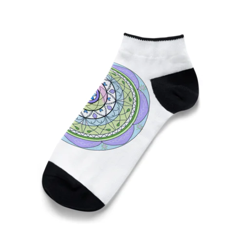 花まんだらTシャツ Ankle Socks