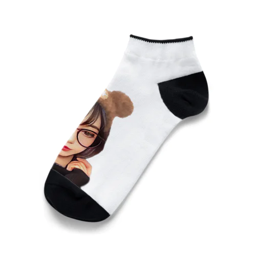 Bear Girl ☆◡̈⋆ Ankle Socks