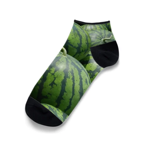 西瓜ゴロゴロクッション Ankle Socks