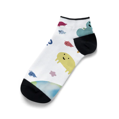 謎の宇宙生物 Ankle Socks