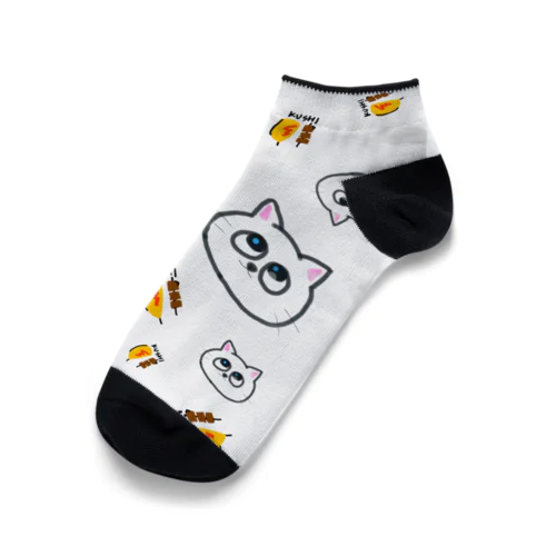 ｽﾀｸﾞﾙ猫 串もの Ankle Socks