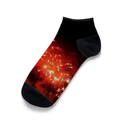 201508161942002　赤い火花 Ankle Socks