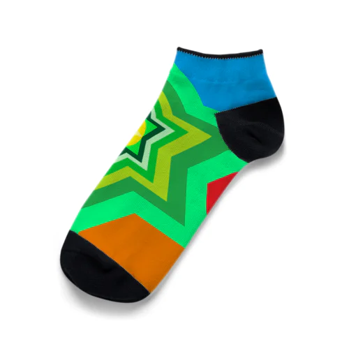 キラッキラな流れ星6k Ankle Socks