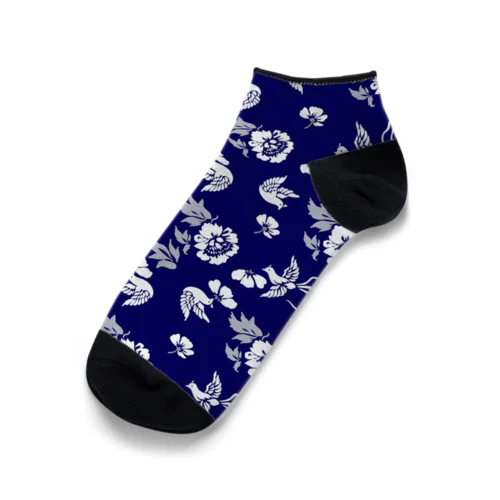 花柄24 Ankle Socks