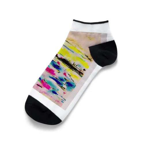 茜色の海。 Ankle Socks