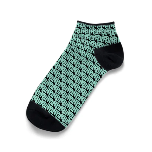 Snpオブリーク柄logo Ankle Socks