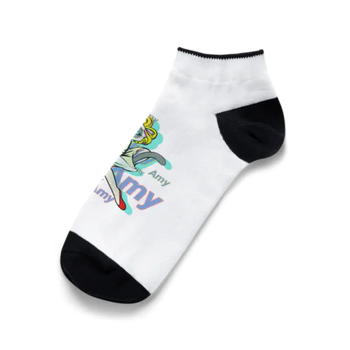 シャムねこ　アミーモンロー Ankle Socks