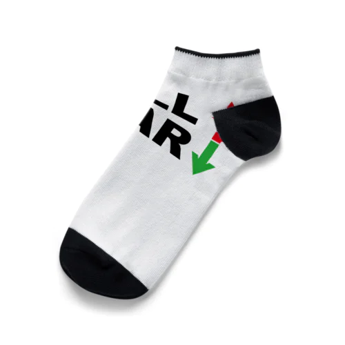 ブル↑ベア↓Tシャツ Ankle Socks