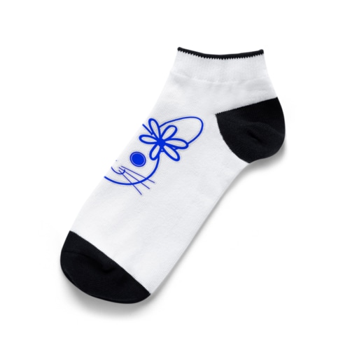 びっくり♥らびこ♥ブルー Ankle Socks