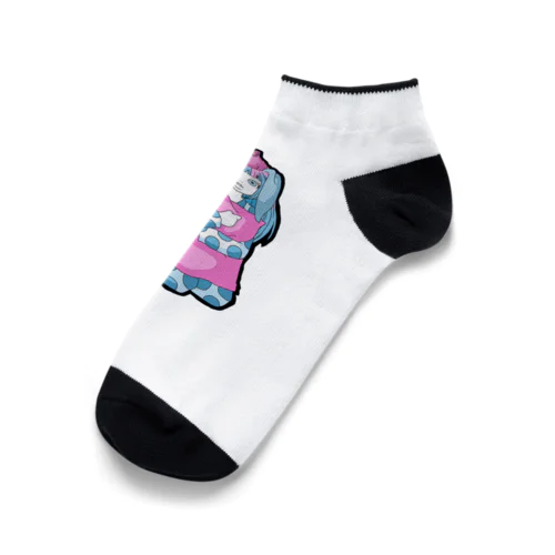 弱っているときは寂しいうさぎ Ankle Socks