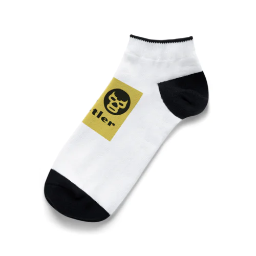 ナノレスラー　ロゴ柄 Ankle Socks