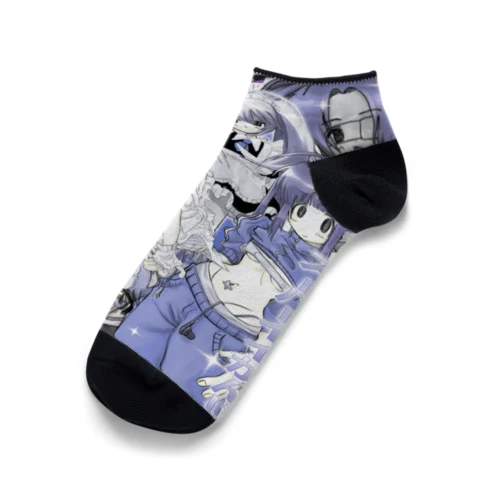 青色女の子詰め合わせ Ankle Socks