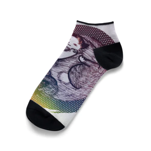 大極猫 Ankle Socks