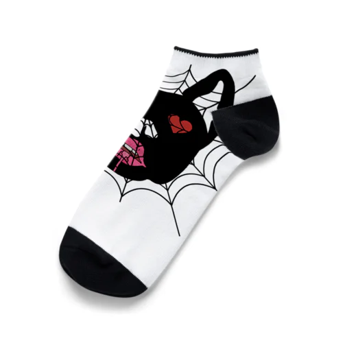 蜘蛛の巣フレンチブルドッグ Ankle Socks