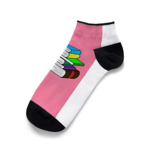 ブックタワー(ピンク) Ankle Socks