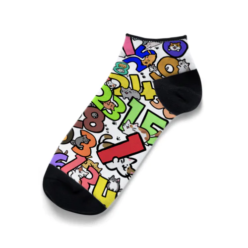 ナンバーキャット Ankle Socks