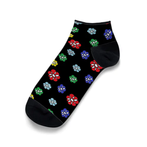  まるまる花  Ankle Socks