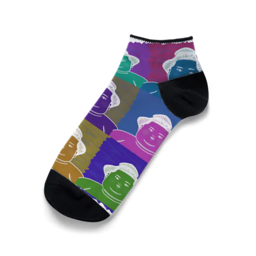 SUMO WRESTLER (multicolor) Ankle Socks