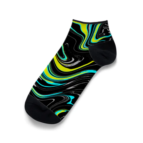 ぐにゃ融解 Ankle Socks