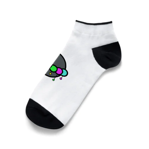 カラフルないもむし Ankle Socks