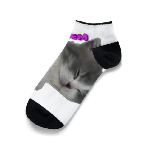 猫は寝ててもNO PROBLEM Ankle Socks