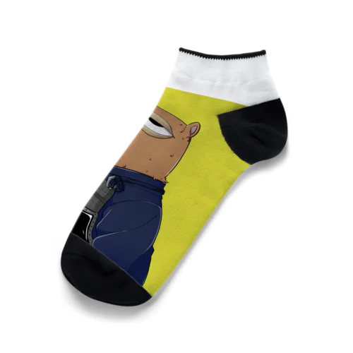 始まりのkapibara剣道サムライ Ankle Socks