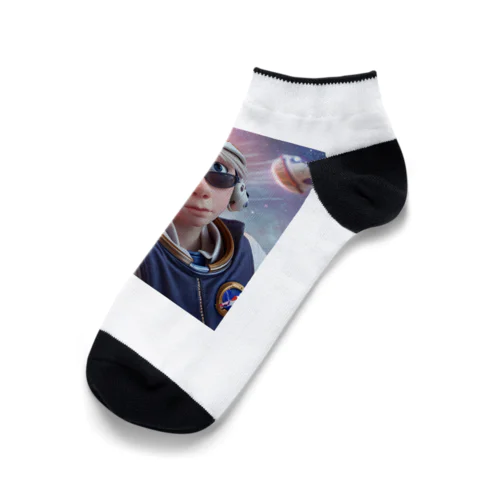 らぴろぱ　過去スペースボーイ Ankle Socks