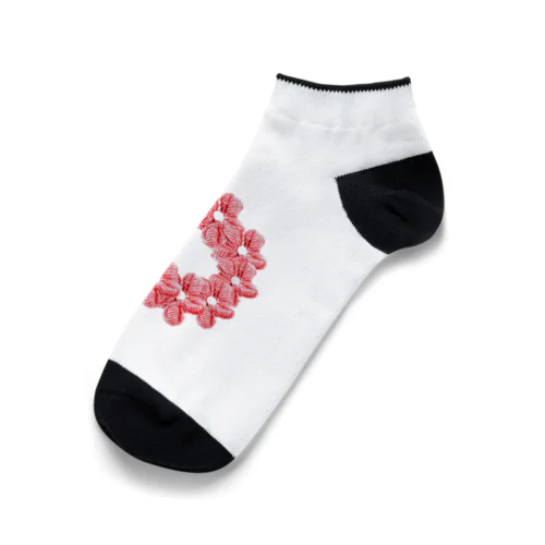 つまみ細工和のおしゃれアイテム Ankle Socks