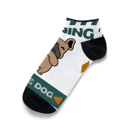 番犬になるかな？ドッグくん2 Ankle Socks