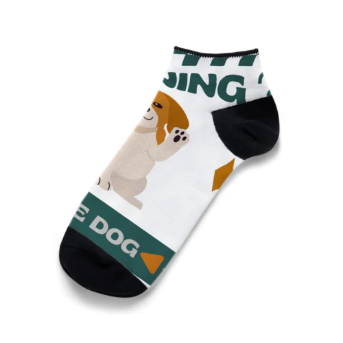 番犬になるかなドッグくん Ankle Socks
