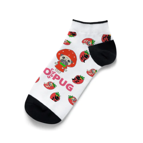 いちごちゃんパグ Ankle Socks