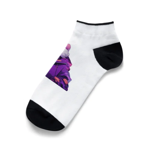 パンクビビッド・ピエロキャット2 Ankle Socks