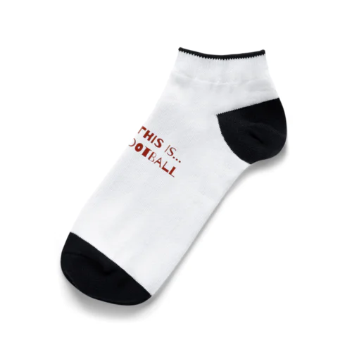 This is football Ankle Socks