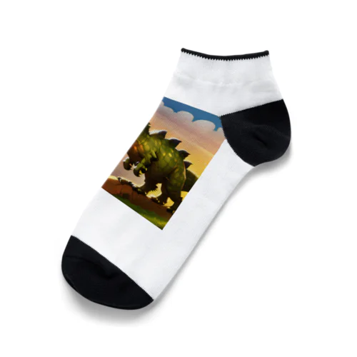 かっこいい恐竜 Ankle Socks