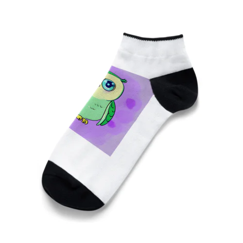 幸せふくろうグッズ Ankle Socks