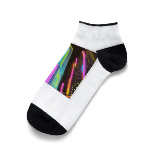 空に輝く星たちのように美しく光り輝くシティー Ankle Socks