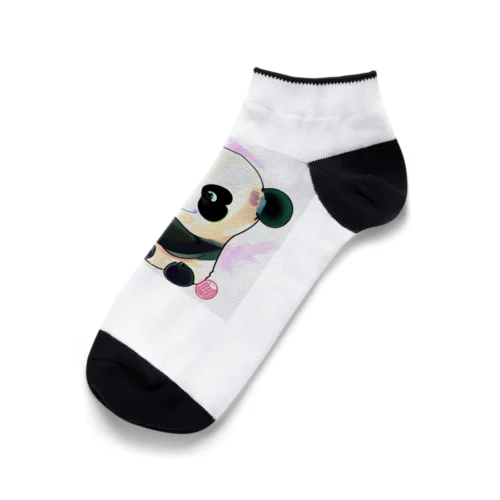 よばれたパンダくん Ankle Socks