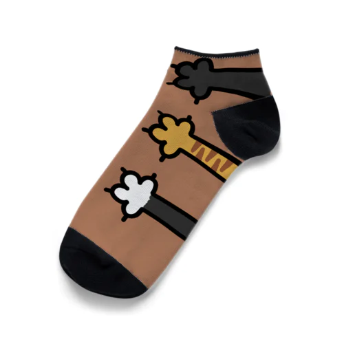 猫の手貸します！１回１０円４ Ankle Socks