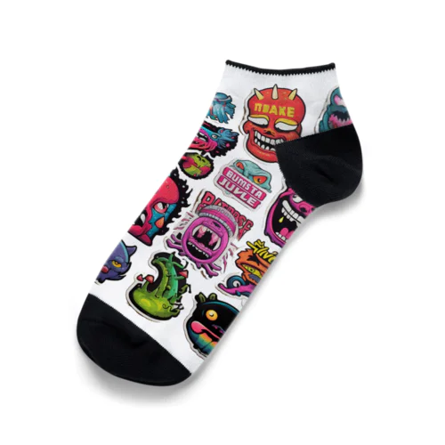 モンスターハウスへようこそ Ankle Socks