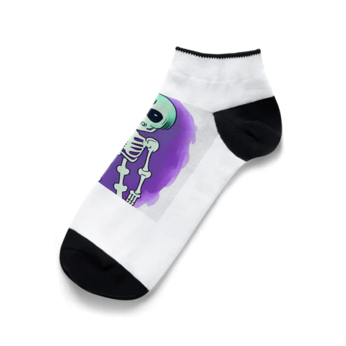 一人ぼっちのガイコツ Ankle Socks