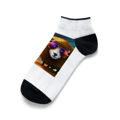 サングラスをかけた羊 Ankle Socks