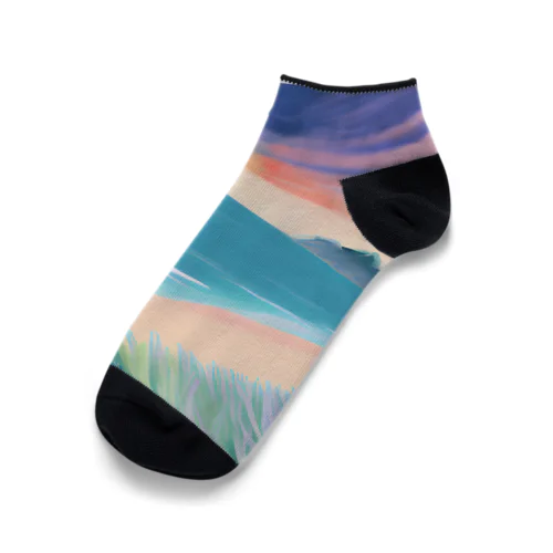 夕暮れの海 Ankle Socks