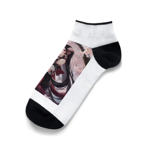 和風美少女グッズ Ankle Socks