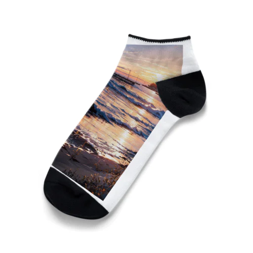 夕暮れの海 Ankle Socks
