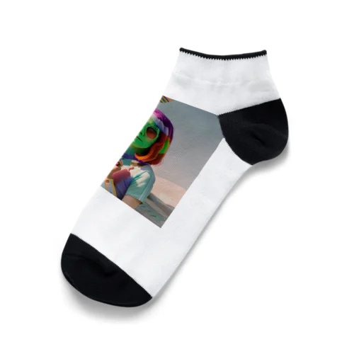 宇宙人シリーズ Ankle Socks