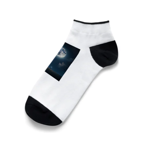 神秘的な月夜のグッズ Ankle Socks