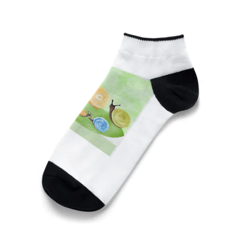 カタツムリの家族 Ankle Socks